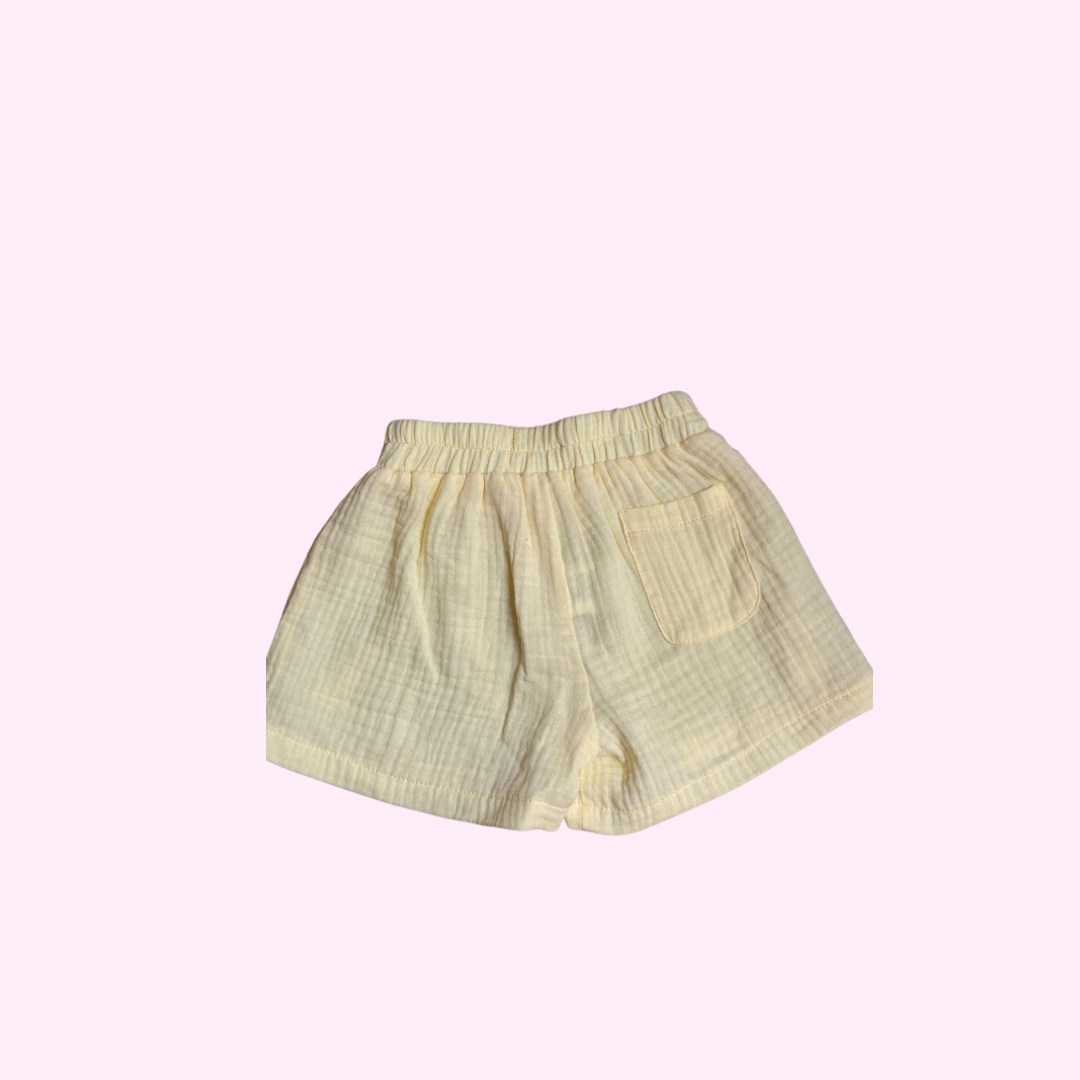 Short Bambula limón
