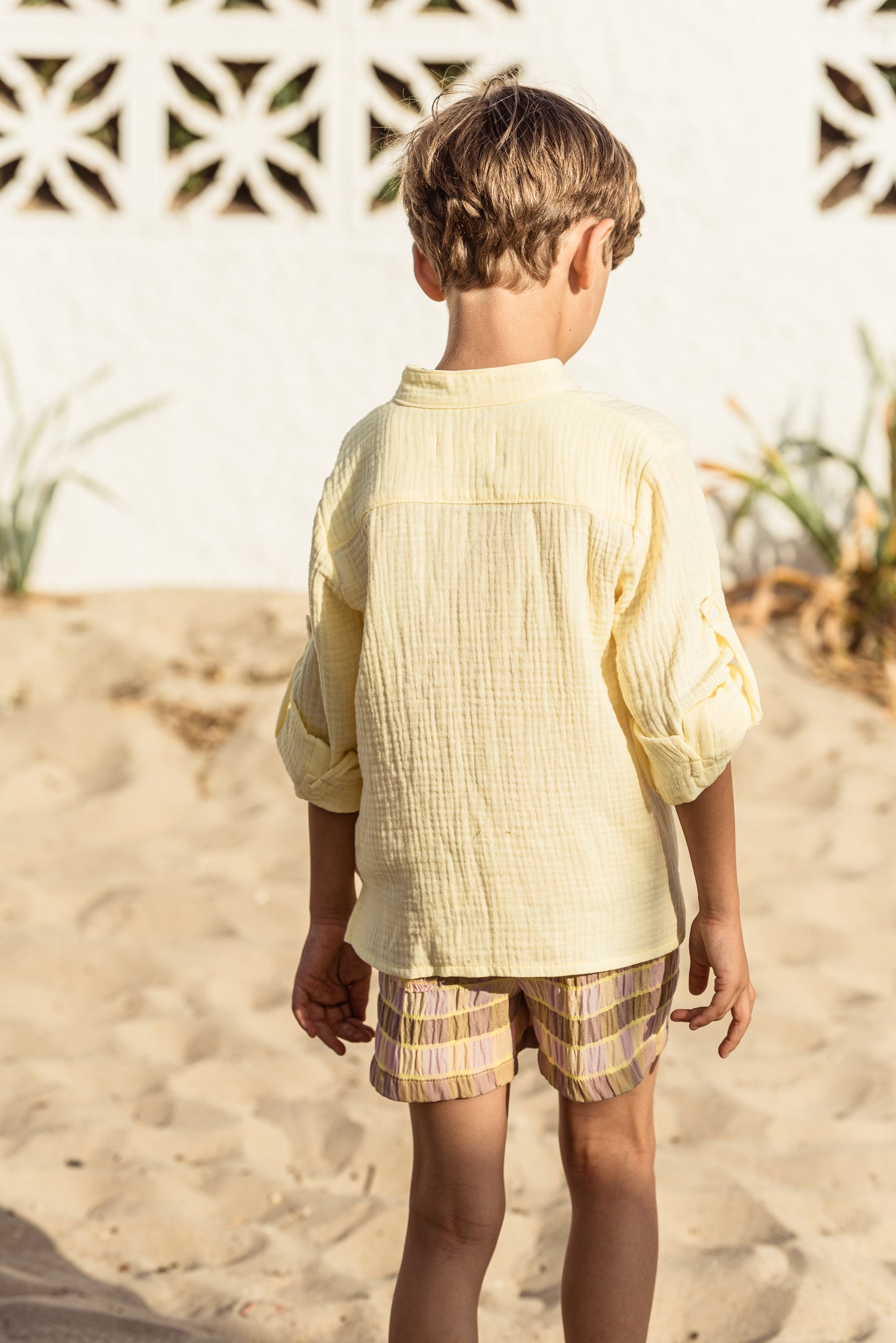 Short Vichy Bonito Fresa y Lima