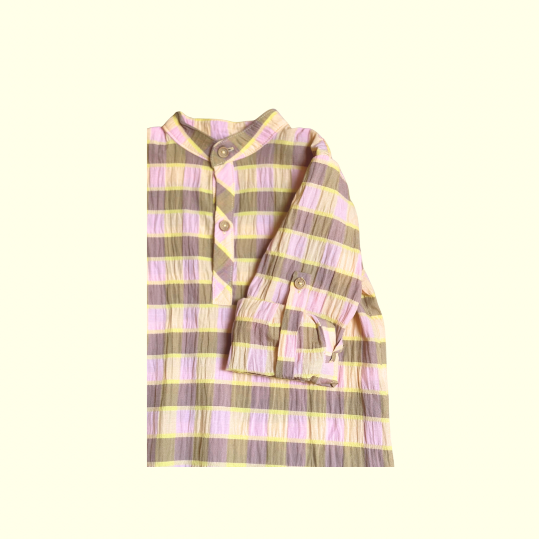 Polera Vicky Bonito Fresa y Lima