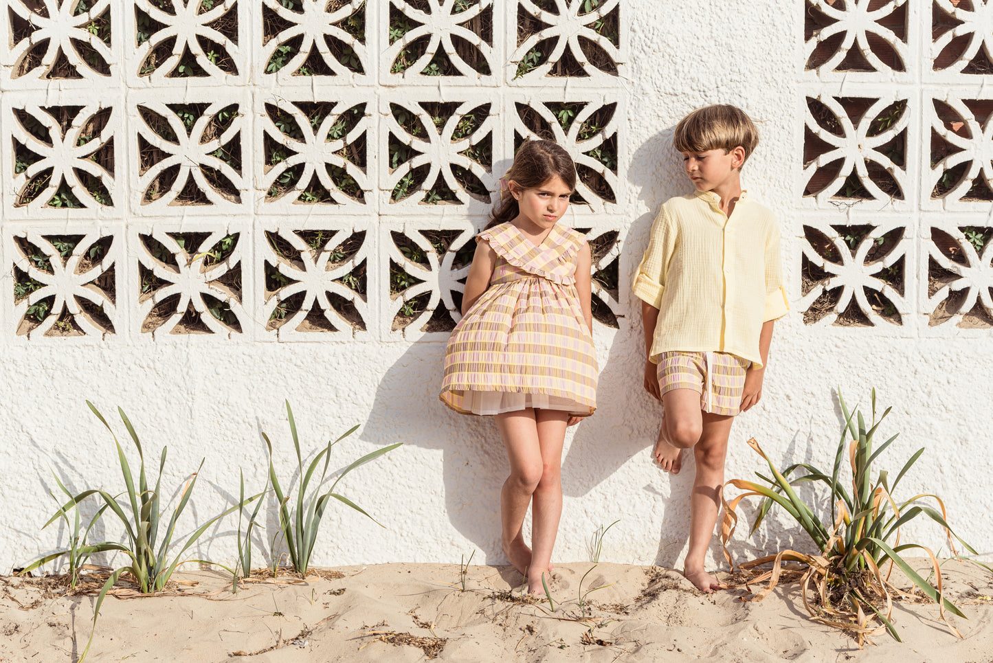 Short Vichy Bonito Fresa y Lima