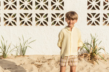 Short Vichy  Bonito Fresa y Lima
