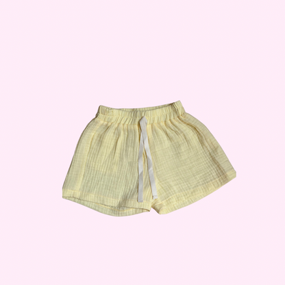 Short Bambula limón