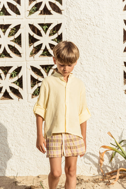 Short Vichy  Bonito Fresa y Lima