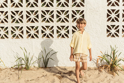 Short Vichy  Bonito Fresa y Lima