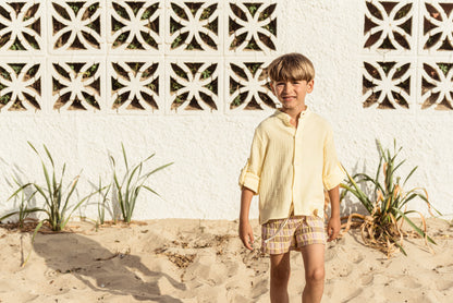 Short Vichy  Bonito Fresa y Lima
