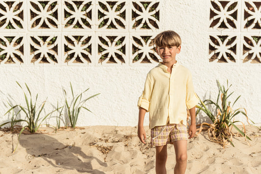 Short Vichy  Bonito Fresa y Lima