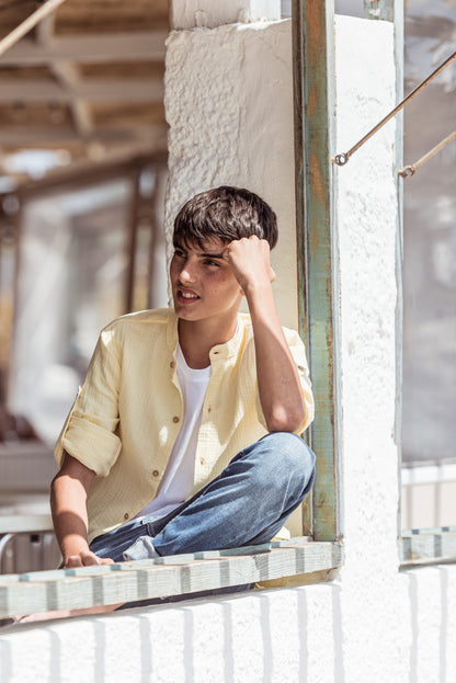 Camisa Bambula Limón