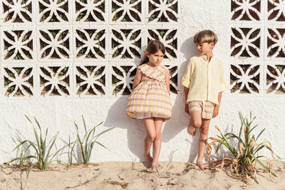 Short Vichy  Bonito Fresa y Lima